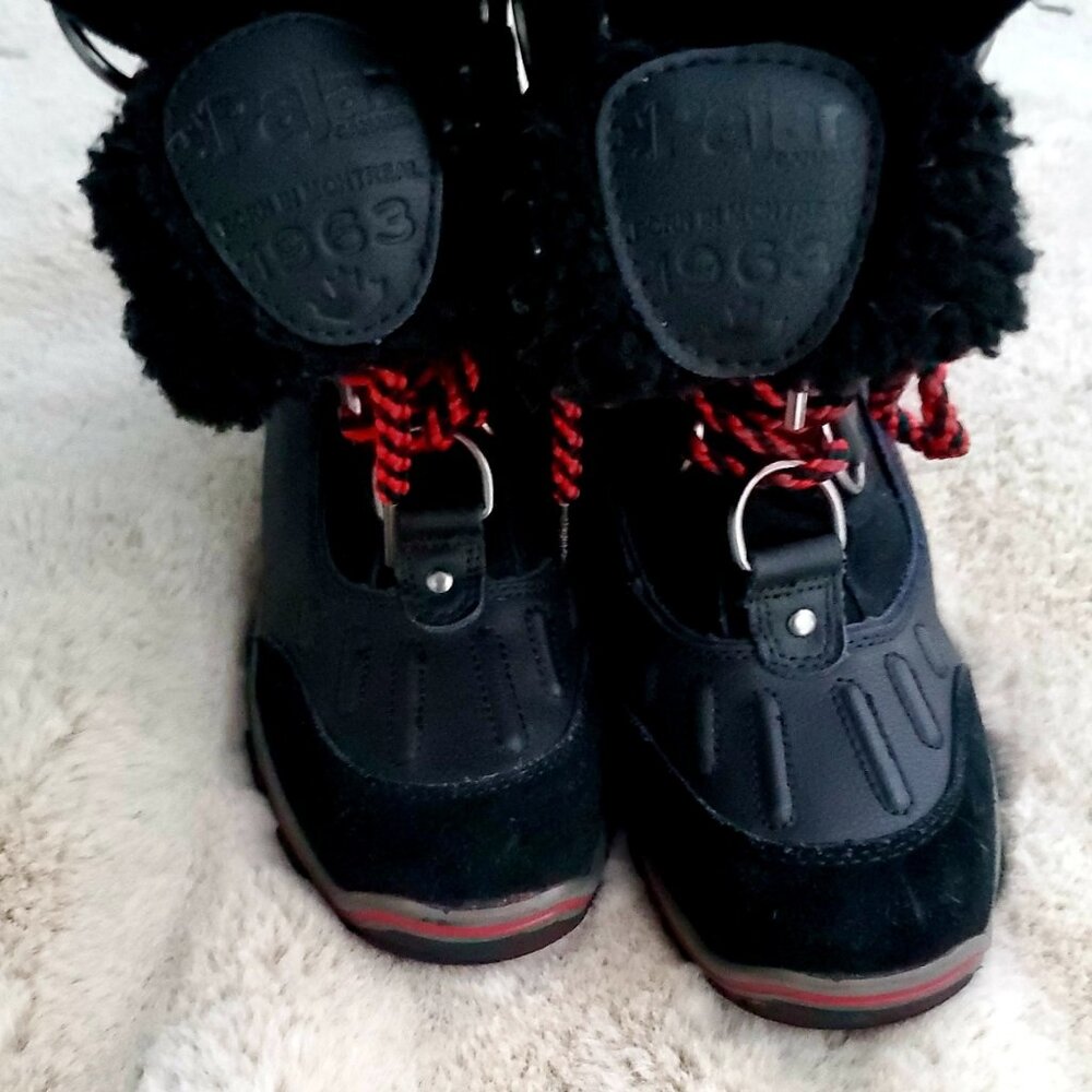 Pajar Canada Suede Alina Faux Fur Boots Waterproof Winter Snow Gorpcore 7-7.5